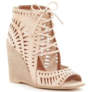 Jeffrey Campbell - Rodillo Hi Wedge in Nude